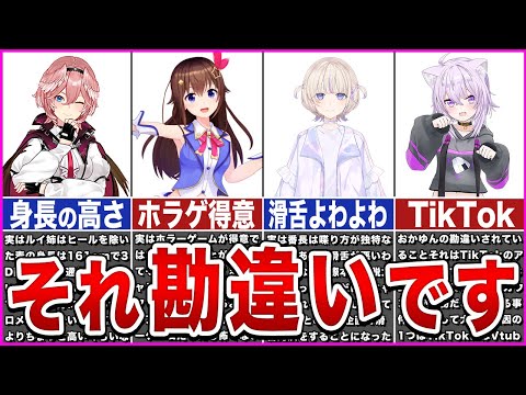 【ホロライブ】ホロメンがよく勘違いされていること【ゆっくり解説】