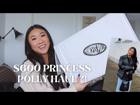 HUGE PRINCESS POLLY TRY-ON HAUL | Winter + Petite Friendly