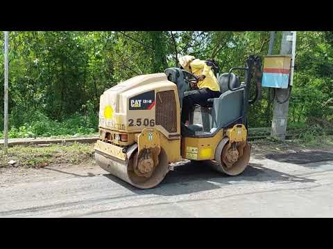 CATERPILLAR CB14B DOUBLE DRUM ROLLER