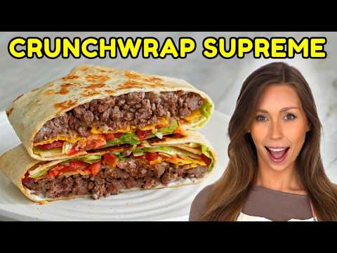 How To Make The Taco Bell Crunchwrap Supreme, It's Bigger, It's Better!