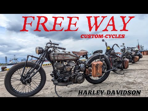 【Harley-Davidson】(With English subs)鬼すぎる驚愕のワンオフカスタム！【車両紹介】【FREE WAY custom-cycles】【ハーレー】【ヴィンテージハーレー】