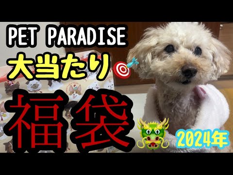 【ペットパラダイス福袋2024】ペットパラダイス福袋開封していくぅ！！大当たりすぎました