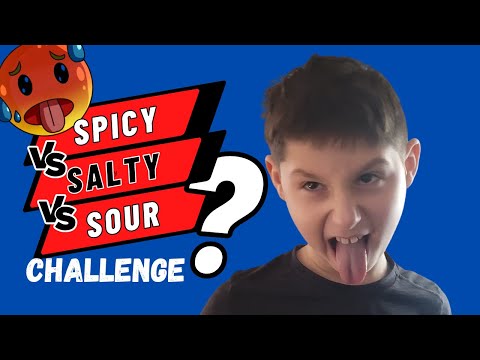 "Braving the Heat, Puckering Up, and Taking the Salt: The Ultimate Salty vs Sour vs Hot Challenge!"