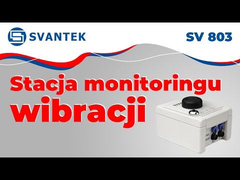 Stacja Monitoringu Wibracji | SV 803 | SVANTEK | Bezprzewodowa stacja monitoringu klasy 1