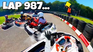 I survived a 1059 LAP KART RACE and here’s what happened…