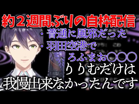 【剣持配信】久しぶりの自枠配信で色々話す剣持刀也【にじさんじ/切り抜き/ピーナッツくん/ろふまお/魔界ノりりむ】