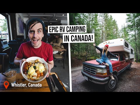 We Found INCREDIBLE RV Camping in CANADA! - Exploring Whistler & Bungee Jumping 😱