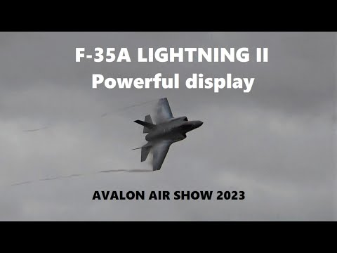 F-35A Lightning II power & performance Avalon Airshow 2023