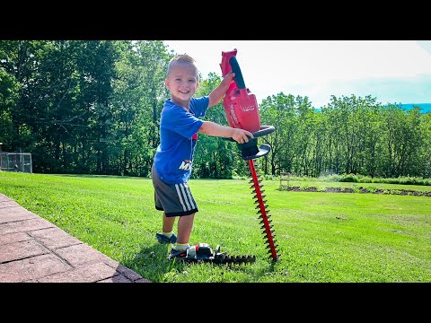 Running the Hedge Trimmer