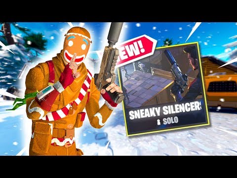 *NEW* SNEAKY SILENCERS LTM! - Fortnite battle royale **Silenced SMG is back**