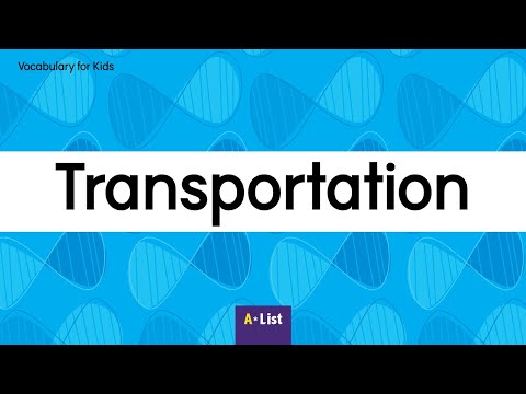 Vocabulary for Kids l Transportation