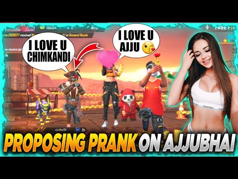 PROPOSING PRANK ON AJJU BHAI 🤣 || AJJU BHAI TO PIGHAL GAYE 😅 || THE BEST PRANK EVER|| MUST WATCH