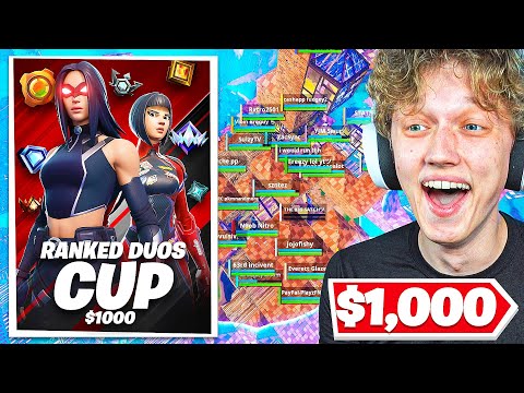 I Hosted a $1000 RANKED DUOS Tournament In Fortnite!