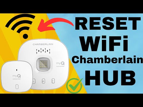 How to Connect Chamberlain Hub to new Router/WiFi | Erase WiFi Settings on Chamberlain Smart hub |