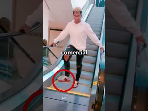 Cómo detener las ESCALERAS mecánicas 👏