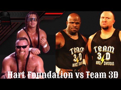 Hart Foundation vs Team 3D