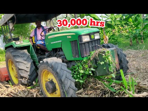 30,000 hours runned John Deere 5310 4wd tractor PTO performance | Shaktiman shredder