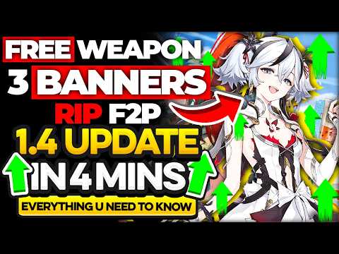 BIG NEWS!!! Rip F2p Wuthering Waves 1.4 Everything you Need to know in 4 minutes!