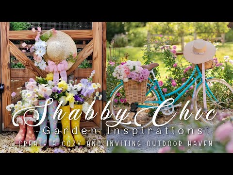 SHABBY CHIC GARDEN MAGIC: Turn Your Outdoors into a Cozy, Enchanting Haven of Charm | Easy DIY Tips🪴