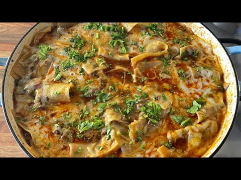 Quick & Easy pan lasanya/lasagna soup