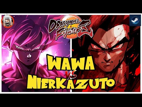 DBFZ Wawa vs NieR_Kazuto (Black, GogetaSS4, Trunks) vs (GogetaSS4, GokuSSJ, Tien)