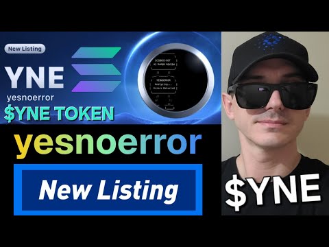 $YNE - YESNOERROR TOKEN CRYPTO COIN HOW TO BUY YNE MEXC GLOBAL YES NO ERROR AI SOLANA SOL BLOCKCHAIN