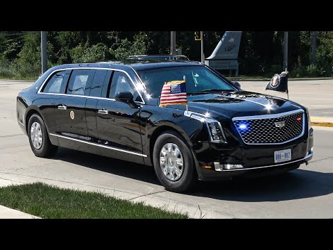 President Biden's Motorcade in Milwaukee, Wisconsin - 8/15/2023