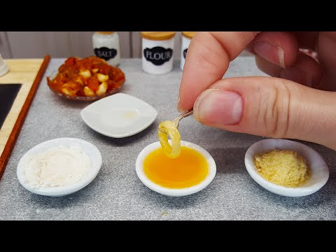 Mini chicken stew 🍗🧅🥚 / mini functional kitchen / mini cooking / mini food / tiny kitchen / ASMR