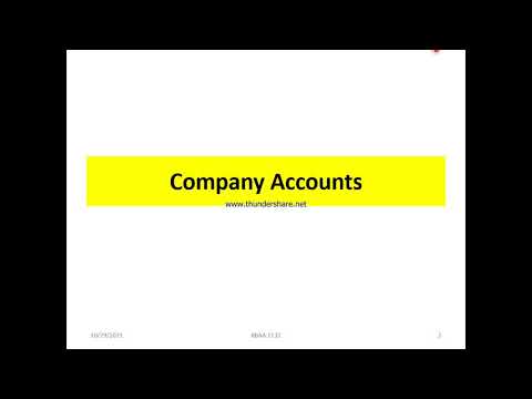 1.2 financial accounting/  Company Accounts part 01