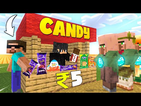 I OPENED A CANDY SHOP IN MINECRAFT...