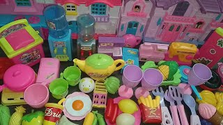 Unboxing hello kitty sanrio kitchen set 💕 with unboxing hello kitty miniature toys 🥳