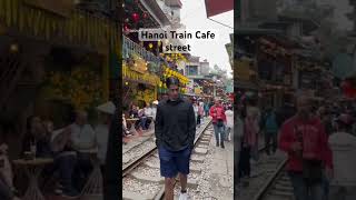 Hanoi Train Street Cafe #hanoi #vietnam #train #viral #trending #cafe -#travelshorts #traveltips