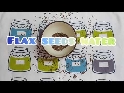 WEIGHT LOSS DRINK/உடல் எடை குறைக்க ஆளி விதை தண்ணீர்/ FLAX SEEDS WATER/BENEFITS OF FLAX SEEDS