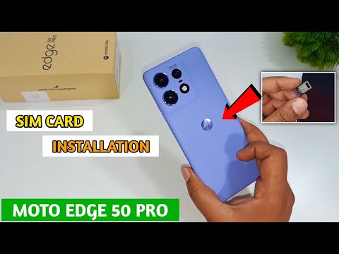 Sim Card Installation in Motorola Edge 50 Pro | How to install Sim Card in Mobile | Moto Edge 50 Pro