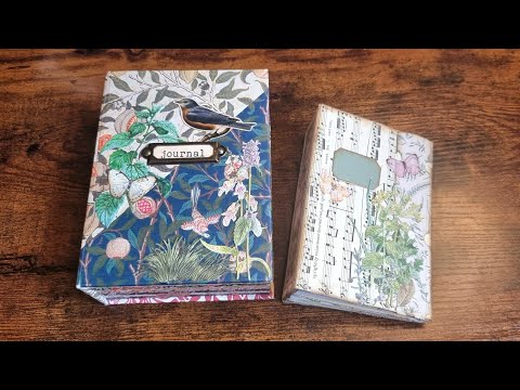 How to Make A Mini Journal In a Box - Part 2