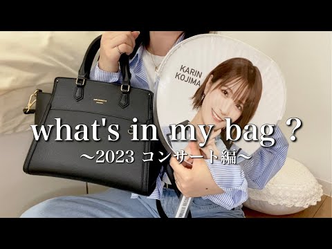 【what's in my bag ?】ドルオタOLが現場参戦する時のバッグの中身！