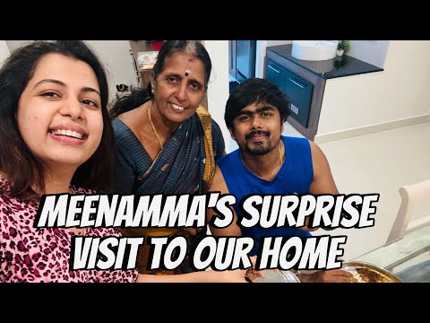 Meenamma’s Surprise Visit to our Home | Diya Krishna | Aswin Ganesh