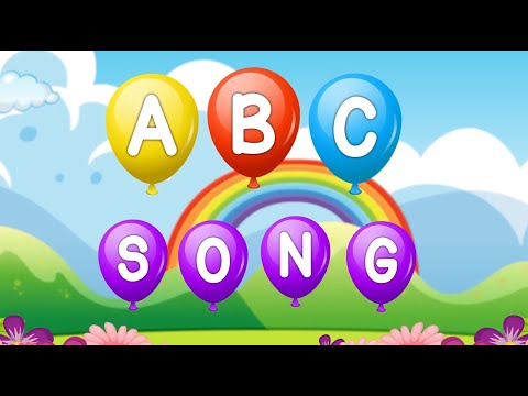 ABC Song with Ballons + Nursery Rhymes & Kids Songs