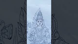 Goddess Amman Drawing