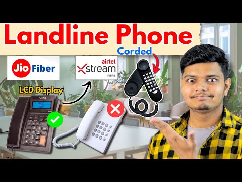 Best Corded Landline Phone | Best Landline Phone Under 1000 | Landline Phone For Airtel Broadband