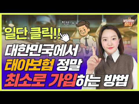 2023 최신버전 태아보험 최소로 가입하는 플랜! 실비만 가입하고 싶으신분들 헌정 영상