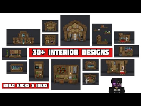 Minecraft : 30+ Interior Decorations Ideas and Designs! [Inspiration & Tips]