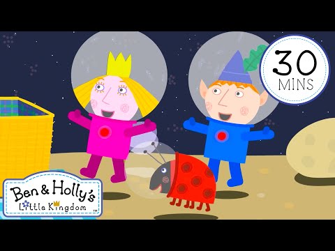 Ben and Holly's Little Kingdom ✨ Jelly Flood on the Moon! 🌕 Cartoons For Kids