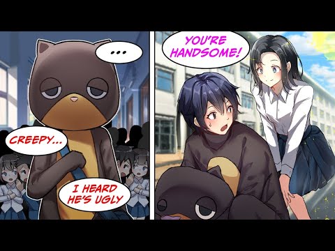 [Manga Dub] Boy who wears a costume to school... Everyone thinks he's ugly, but.... [RomCom]