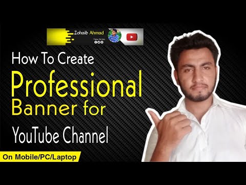 How to make a professional banner for youtube channel. Professional banner kaisa badhaya.youtube art