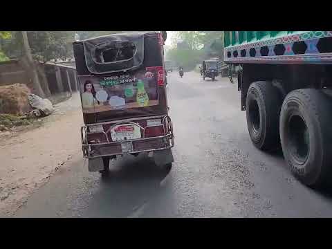 এই রাস্তাই এমন জ্যাম আগে দেখিনি |  Bike Riding in Village