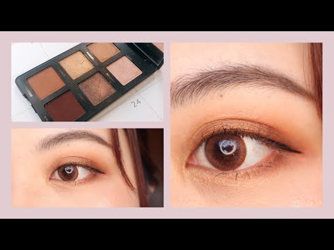 超日常金棕眼妆「Natural Bronze Eye Makeup」「BareMinerals Gen Nude Latte Palette」