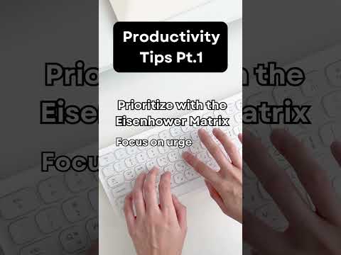 Productivity Tips Part 1: Pomodoro Technique, Eisenhower Matrix, & SMART Goals