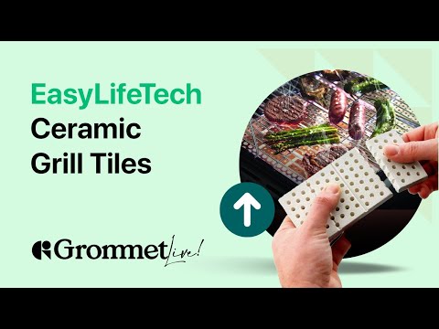 Even Your Grill with EasyLife Tech Ceramic Grill Tiles | Grommet Live