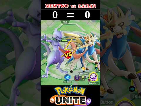 Mewtwo vs Zacian Ultimate showdown 💥||Pokemon unite